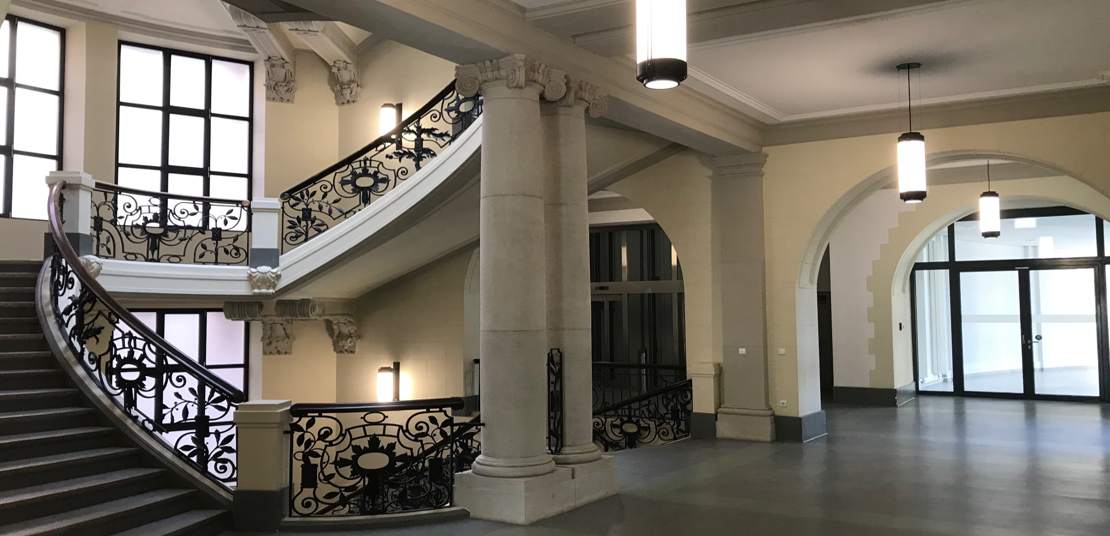 Historisches Treppenhaus Foto vom historischen Treppenhaus